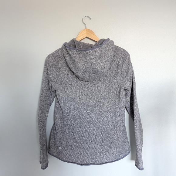 Lululemon Fleece & Thank You Pullover Heathered Silver Lilac Size 4 - Picture 2 of 4